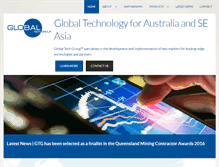 Tablet Screenshot of globaltechgroup.com.au